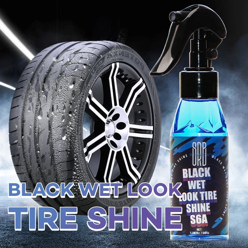 Black Wet Look Tire Shine Dressing,For a Whole New Level of Shine and Depth of Black,Safe for Cars,Trucks,Motorcycles,Rvs & More