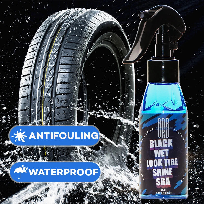 Black Wet Look Tire Shine Dressing,For a Whole New Level of Shine and Depth of Black,Safe for Cars,Trucks,Motorcycles,Rvs & More