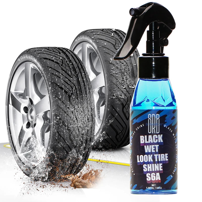 Black Wet Look Tire Shine Dressing,For a Whole New Level of Shine and Depth of Black,Safe for Cars,Trucks,Motorcycles,Rvs & More